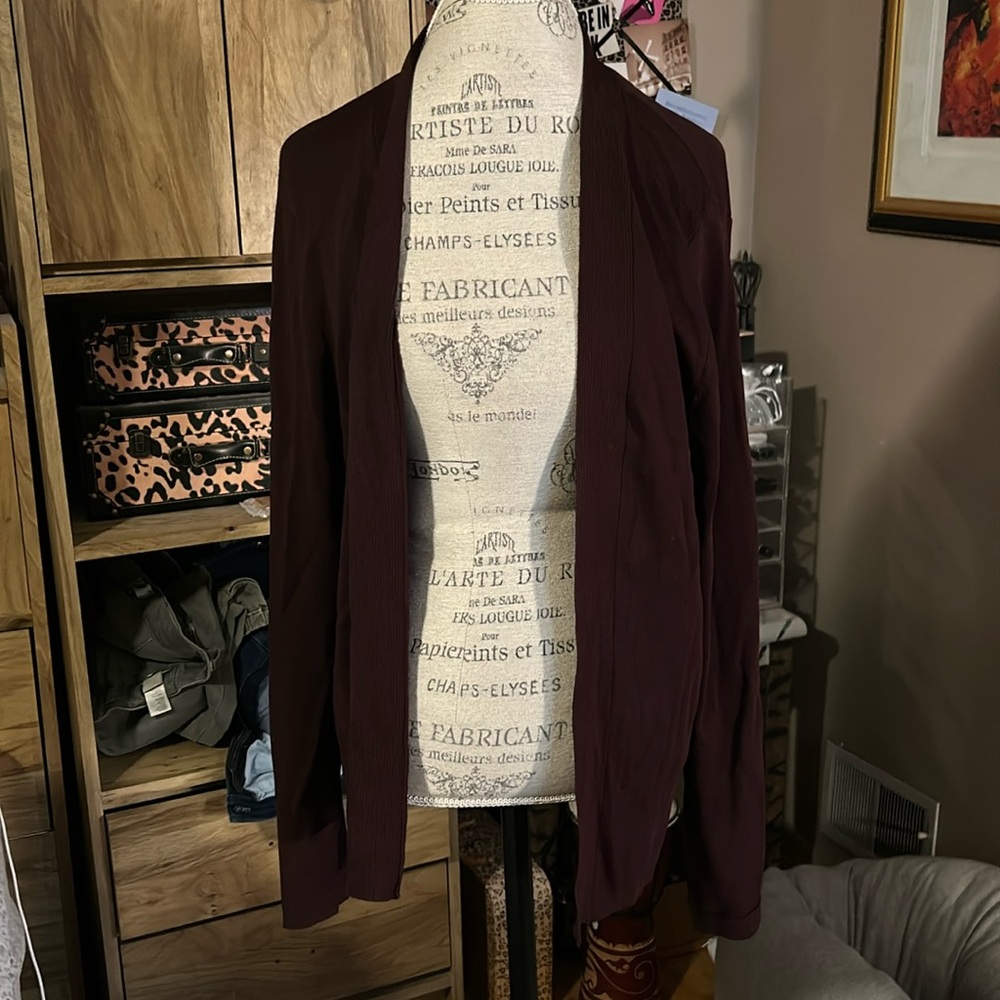 Scott Taylor Brown Stretch Cardigan - Large